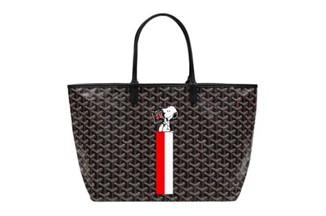 goyard snoopy print bags.